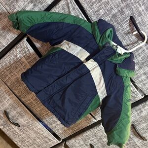 OshKosh B'gosh Navy and Green Puffer Jacket